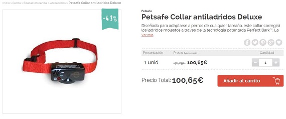 Collar antiladridos petsafe