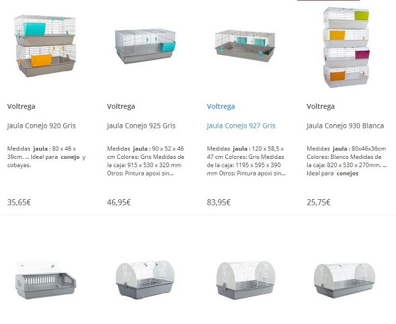 Jaulas para conejos baratas