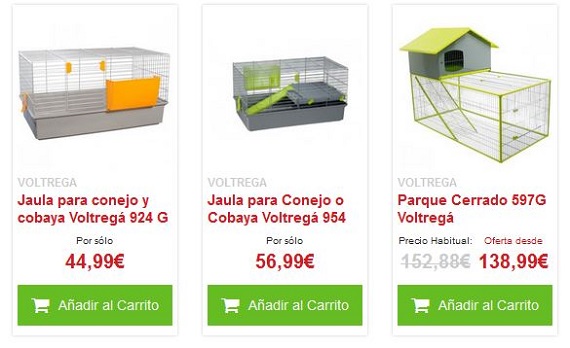 Jaulas para conejos precios