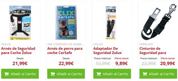 arnés para perros para coche