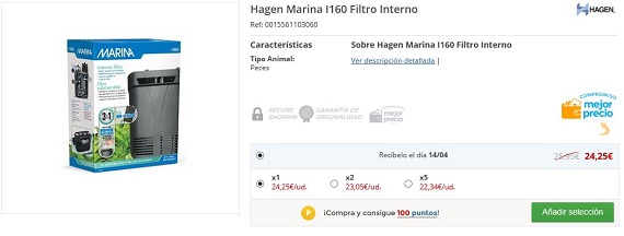 filtros para acuarios marinos