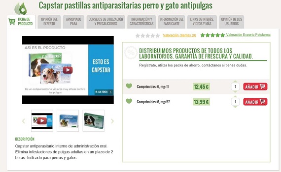 petsfarma pastillas antipulgas