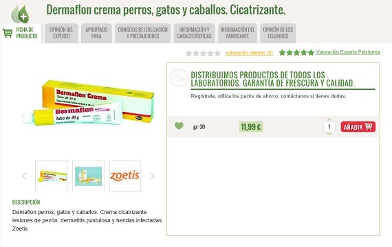 petsfarma pomadas cicatrizantes