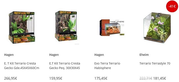 terrarios precios