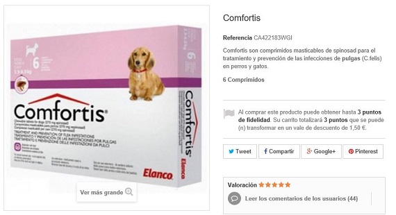 comfortis perros