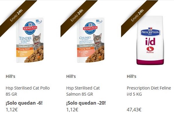 outlet productos para gatos