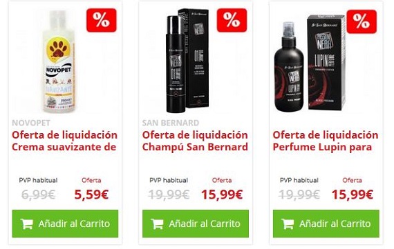 outlet productos para perros