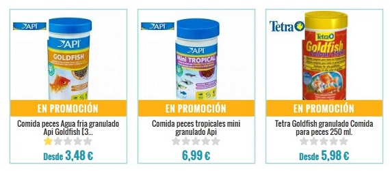 comida para peces ofertas