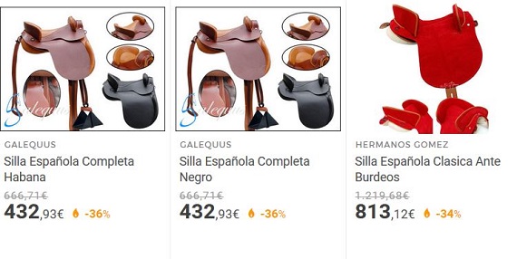 sillas de montar españolas