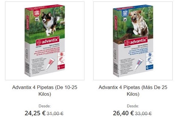 pipetas advantix online