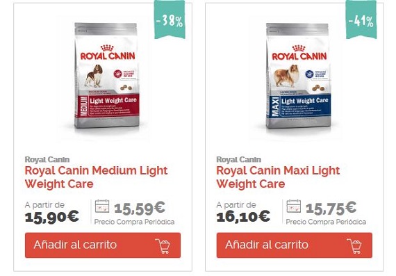 comida para perros con sobrepeso royal canin