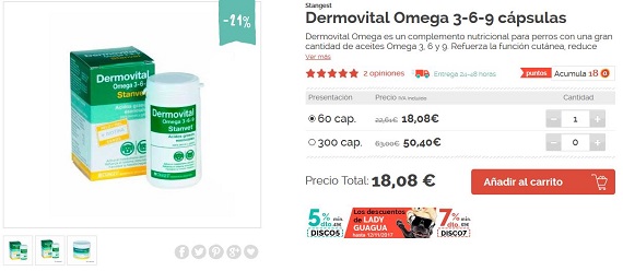 suplementos nutricionales para perros omega 3