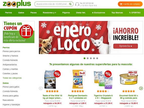 rebajas zooplus